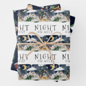 オーホーリーナイトアフリカンアメリカ出生クリスマス ラッピングペーパーシート (インサイチュ)