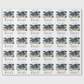 オーホーリーナイトアフリカンアメリカ出生クリスマス ラッピングペーパー (フラット)