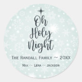 オーホーリーナイトカスタム聖降誕祭 ラウンドシール (正面)