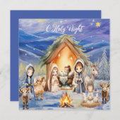 オーホーリーナイトクリスマスカード 案内状 (正面/裏面)