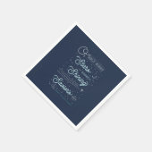 オーホーリーナイトクリスマスパーティー紙ナプキンス スタンダードカクテルナプキン (角)