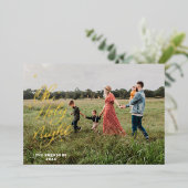 オーホーリーナイトクリスマスフォイルホリデーカード 箔シーズンカード (立ち正面)