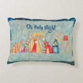 オーホーリーナイトクリスマス装飾用クッション アクセントクッション (裏面)