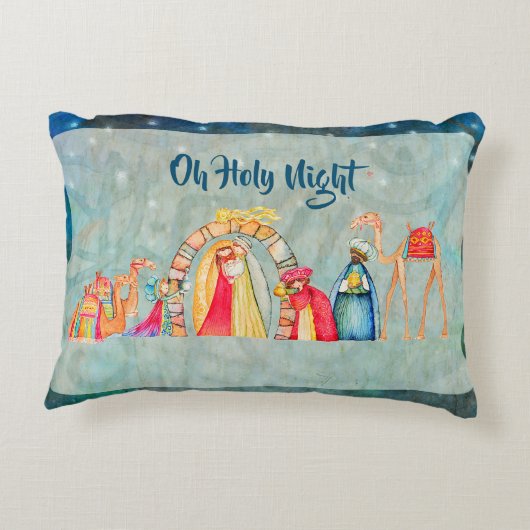 オーホーリーナイトクリスマス装飾用クッション アクセントクッション (裏面)