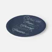 オーホーリーナイトクリスマス7インチ紙プレート ペーパープレート (アングル)