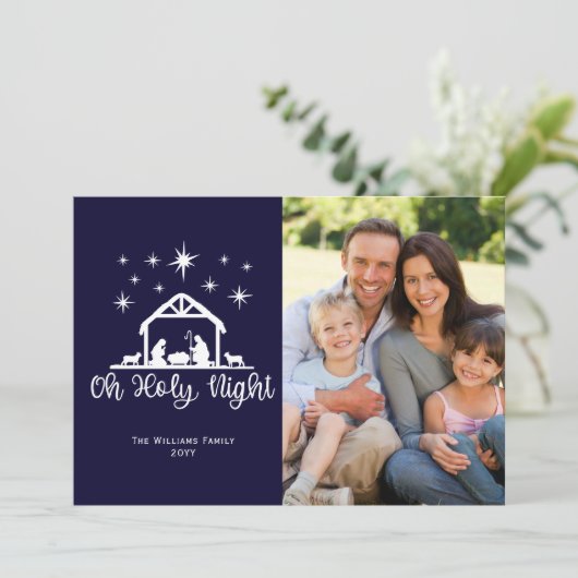 オーホーリーナイトスクリプトタイポグラフィ出生4写真 シーズンカード (スタンド正面)