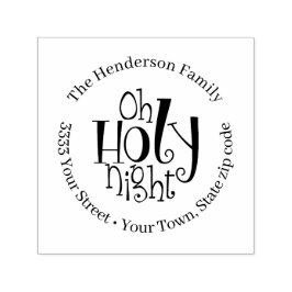 オーホーリーナイト差出人住所自己インキングスタンプ セルフインキングスタンプ