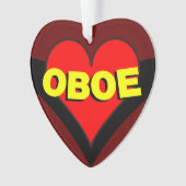 オーボエオーバーハート オーナメント (正面)