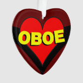 オーボエオーバーハート オーナメント (正面)