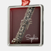 オーボエクラシカルミュージック楽器名 メタルオーナメント (左)
