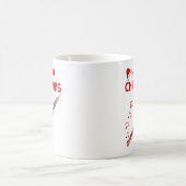 オーボエクリスマスウッドウィンドミュージシャンミュージック先生 コーヒーマグカップ (中央)