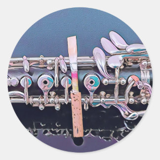 オーボエステッカー ラウンドシール