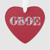 オーボエハート文字 オーナメント (裏面)