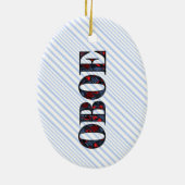 オーボエハート文字 セラミックオーナメント (裏面)
