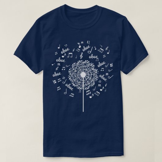 オーボエプレイヤーミュージックタンデロン Tシャツ (デザイン正面)