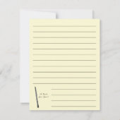 オーボエミュージシャン音楽先生 サンキューカード (裏面)