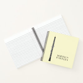 オーボエミュージシャン音楽先生 ノートブック