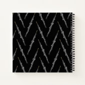 オーボエミュージシャン音楽先生 ノートブック (裏面)