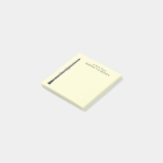 オーボエミュージシャン音楽先生 ポストイット (アングル)