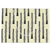 オーボエミュージシャン音楽先生 ラージペーパーバッグ (裏面)