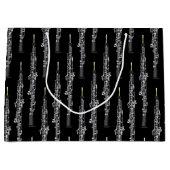 オーボエミュージシャン音楽先生 ラージペーパーバッグ (正面)