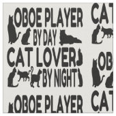 オーボエ奏者が猫を愛する ファブリック (クローズアップ)
