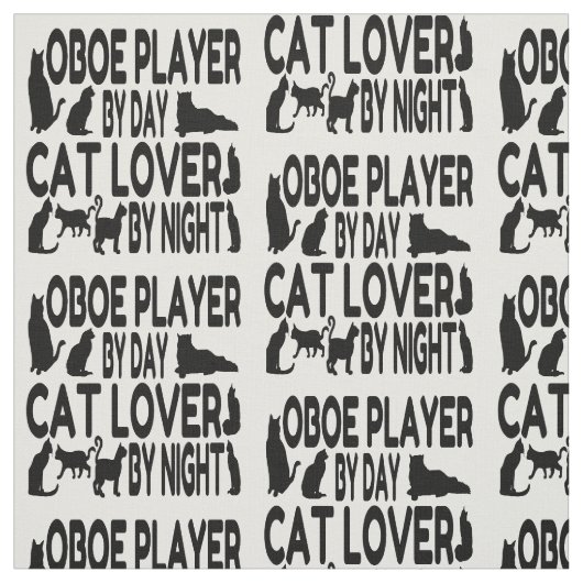 オーボエ奏者が猫を愛する ファブリック (見本)