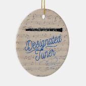 オーボエ指定チューナ引用文オーボおもしろいスト セラミックオーナメント (右)