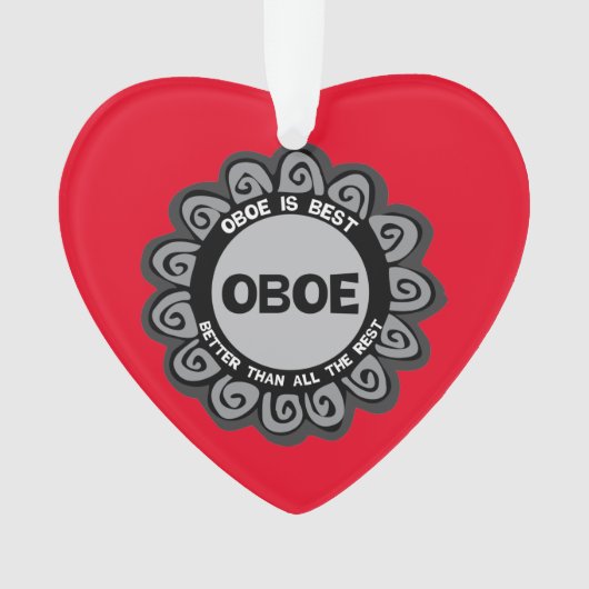 オーボエ最高の オーナメント (正面)