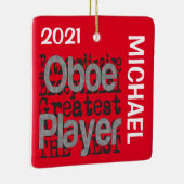 オーボエ選手の並外カスタム セラミックオーナメント (右)