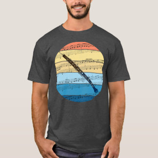 オーボエ音楽記譜法オーボストウッドウィンドミュージシャン Tシャツ