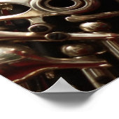 オーボエ – ダブルリードウッドウィンドミュージカル楽器 ポスター (角)