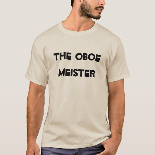 オーボエ・マイスター 吹奏楽 金管楽器 Tシャツ (正面)