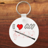 オーボエ・ラブ キーホルダー (正面)