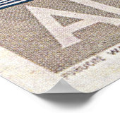 オーボンマルシェ – ヴィンテージファッションアールデコ ポスター (角)