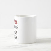 オーボーの演奏者がここにいる コーヒーマグ コーヒーマグカップ (中央)
