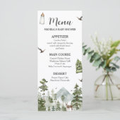 オーボーイアドベンチャーパインフォレストベビーシャワー メニュー (スタンド正面)