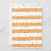 オーボーイアパンプキンベイビーシャワー招待状 招待状 (裏面)