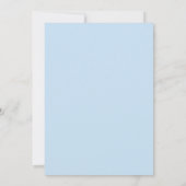 オーボーイウォーターカラー開花&イエロースターズ  招待状 (裏面)