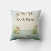 オーボーイウッドランド子供部屋装飾用クッション クッション (裏面)