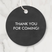 オーボーイギフトラベル、ベビーシャワーギフトラベル、黒板 フェイバータグ (裏面)