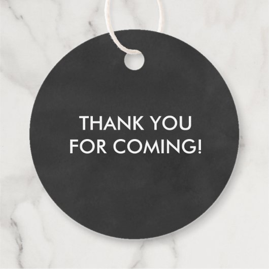 オーボーイギフトラベル、ベビーシャワーギフトラベル、黒板 フェイバータグ (裏面)