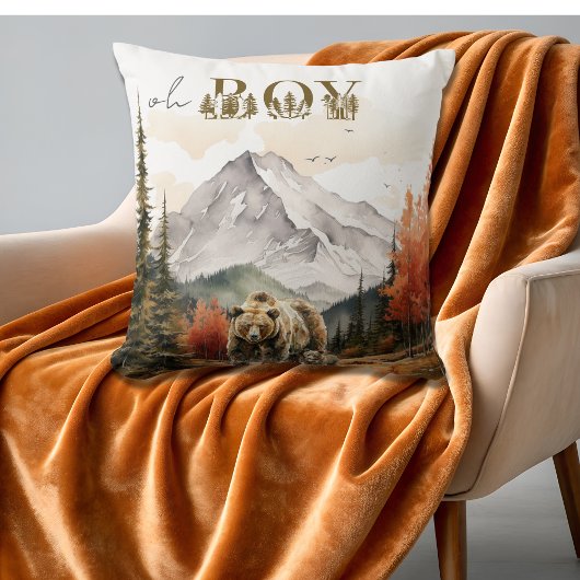 オーボーイコージーニュートラルテディベアアドベンチャー クッション