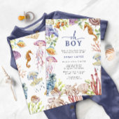 オーボーイシャワー招待状 招待状