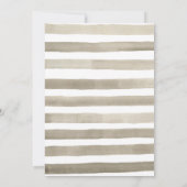 オーボーイジャングルサファリベイビーシャワー招待状 招待状 (裏面)