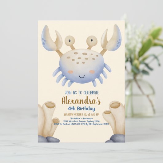 オーボーイズアンダーザシー誕生日 招待状 (スタンド正面)