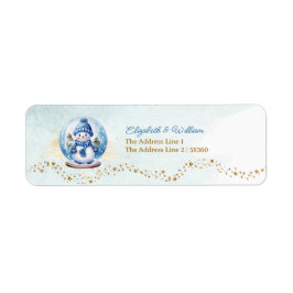 オーボーイテーマベビーシャワー差出人住所ラベル ラベル