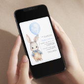 オーボーイバルーンベビーシャワー招待状 招待状