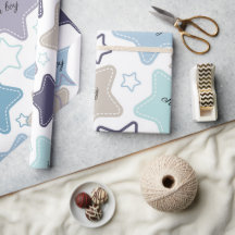 オーボーイブルーグリーンスターベビーシャワーベビーギフト