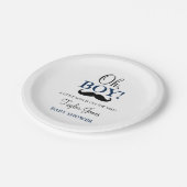 オーボーイムスタヒベビーシャワー紙プレート ペーパープレート (アングル)